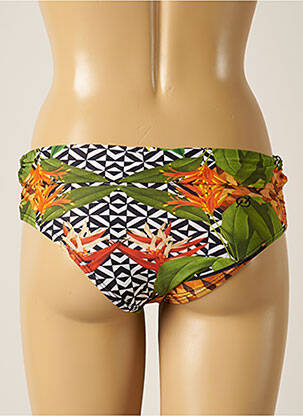 Bas de maillot de bain imprimé tie and dye culotte vert BLUEMAN femme