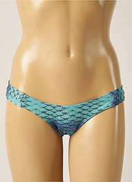 Bas de maillot de bain imprimé fantaisie culotte bleu MARYSSIL femme