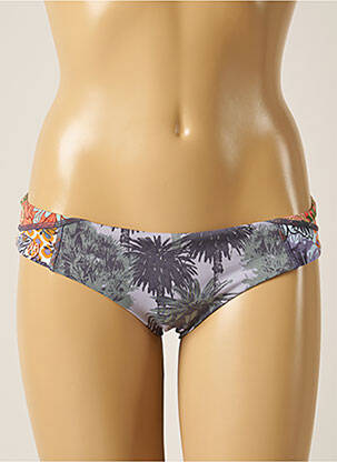 Bas de maillot de bain imprimé tie and dye culotte gris MAAJI femme