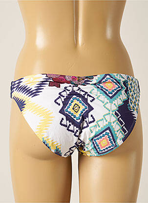 Bas de maillot de bain imprimé fantaisie culotte bleu DESPI femme
