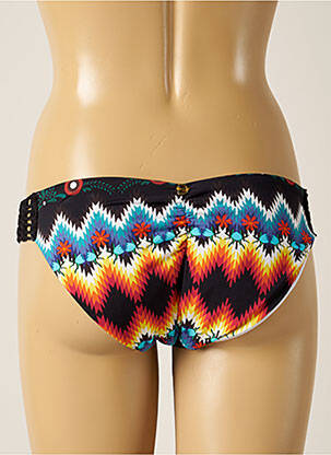 Bas de maillot de bain imprimé fleurs culotte blanc DESPI femme