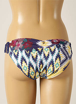 Bas de maillot de bain imprimé fantaisie culotte blanc DESPI femme