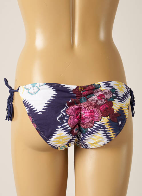 Bas de maillot de bain imprimé fantaisie bikini bleu DESPI femme