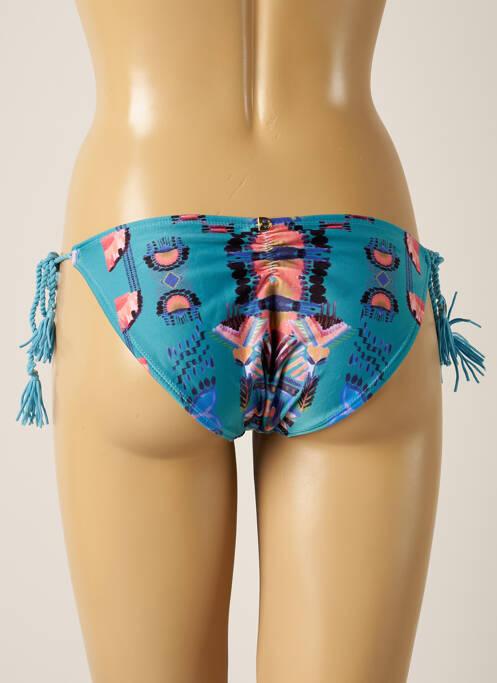 Bas de maillot de bain imprimé fantaisie bikini bleu DESPI femme