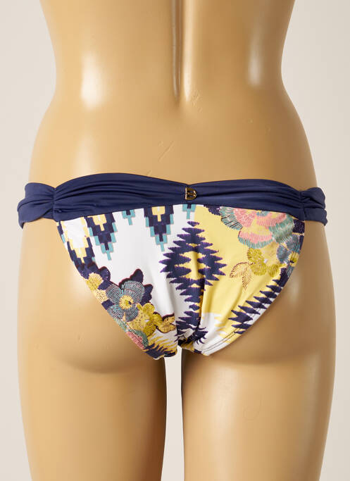 Bas de maillot de bain imprimé fantaisie culotte bleu DESPI femme