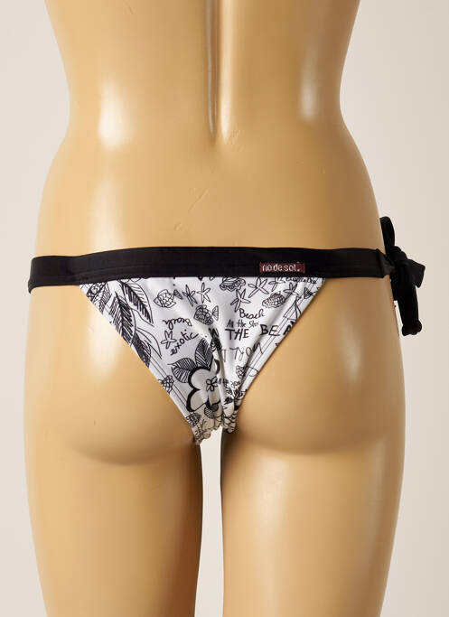 Bas de maillot de bain blanc RIO DE SOL pour femme