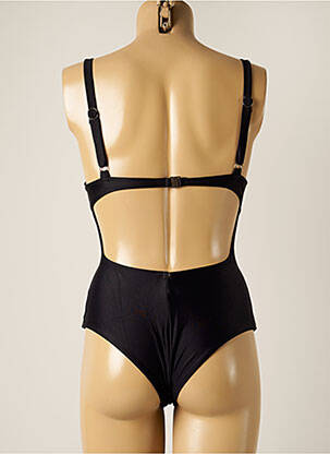 Maillot de bain 1 pièce haut soutien-gorge emboitant haut soutien-gorge emboitant noir DESPI femme
