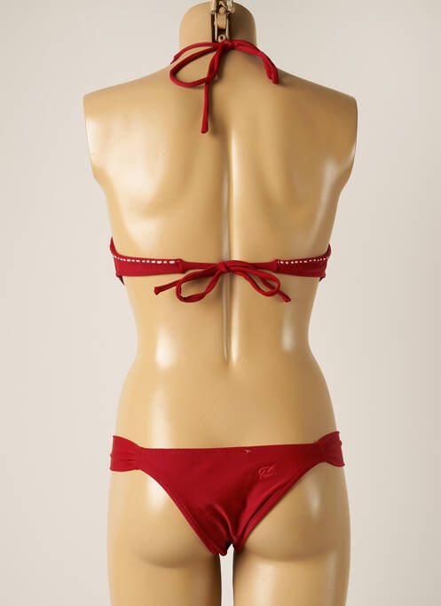 Maillot de bain 1 pièce rouge BLUEMAN pour femme