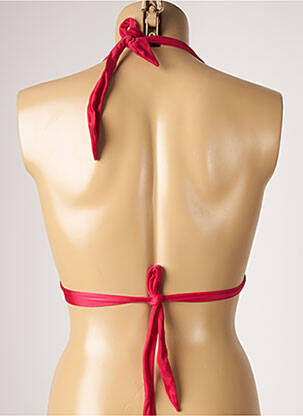 Haut de maillot de bain stretch haut soutien-gorge moulé rose DESPI femme
