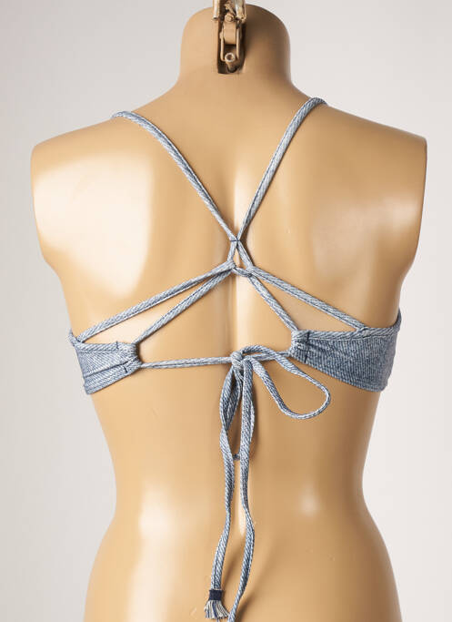 Haut de maillot de bain bleu DESPI pour femme