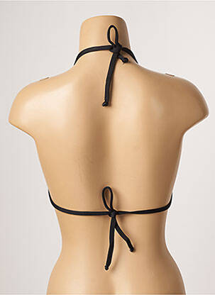 Haut de maillot de bain fermeture liens à nouer haut soutien-gorge moulé marron RIO DE SOL femme