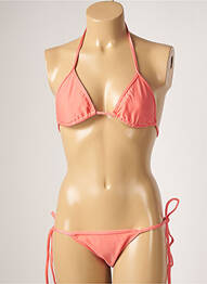 Maillot de bain 2 pièces stretch haut soutien-gorge moulé rose RIO DE SOL femme