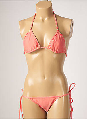 Maillot de bain 2 pièces stretch haut soutien-gorge moulé rose RIO DE SOL femme