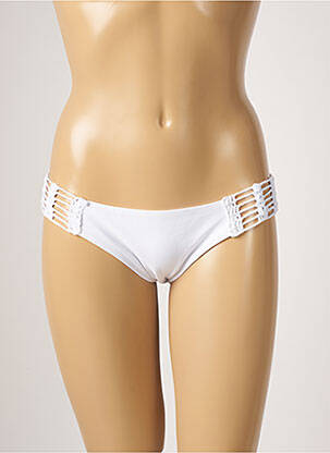 Bas de maillot de bain micro fibres culotte blanc DESPI femme