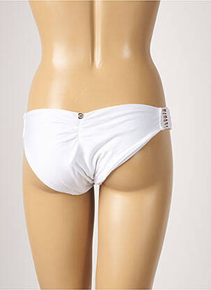 Bas de maillot de bain micro fibres culotte blanc DESPI femme
