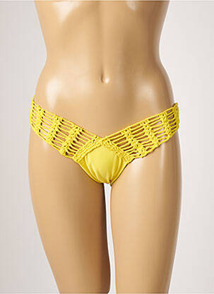 Bas de maillot de bain micro fibres culotte jaune DESPI femme
