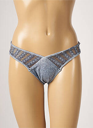 Bas de maillot de bain micro fibres culotte bleu DESPI femme