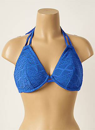 Haut de maillot de bain haut soutien-gorge emboitant haut soutien-gorge emboitant bleu FREYA femme