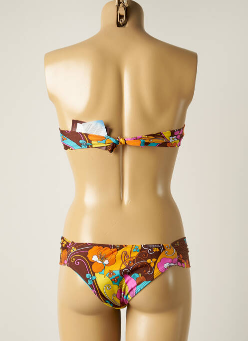 Maillot de bain 2 pièces marron RIO DE SOL pour femme