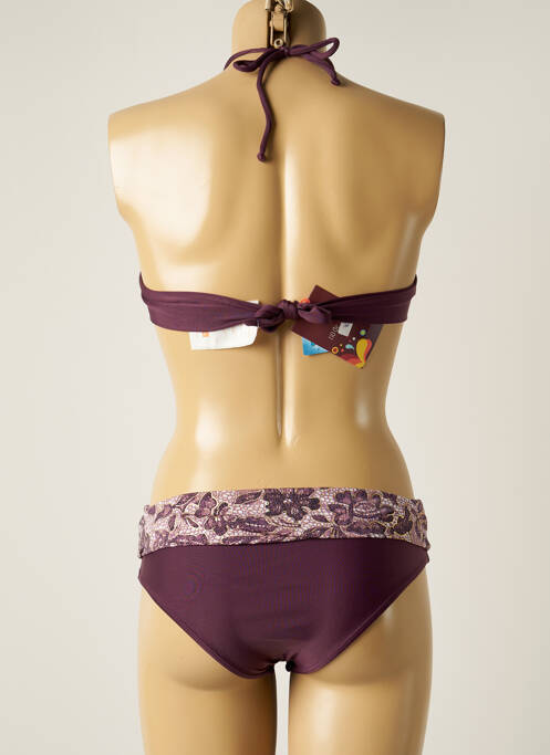 Maillot de bain 2 pièces violet RIO DE SOL pour femme