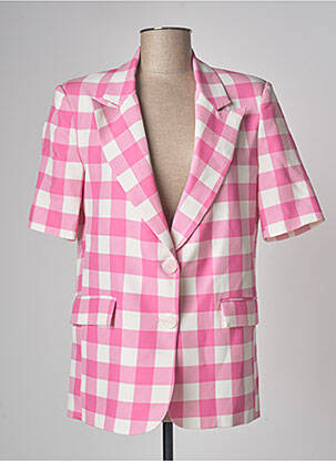 Blazer coupe cintrée rose CLP femme
