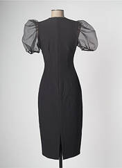 Robe mi-longue noir WOMANS WEAR BY LINO pour femme seconde vue