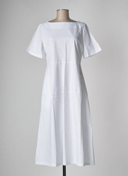Robe mi-longue blanc SENES pour femme