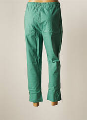 Pantalon 7/8 vert WORLD FASHION pour femme seconde vue