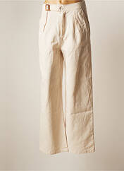 Pantalon large beige SEASON pour femme seconde vue