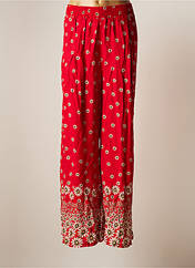 Pantalon large rouge AMY&CLO pour femme seconde vue