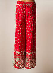 Pantalon large rouge AMY&CLO pour femme seconde vue