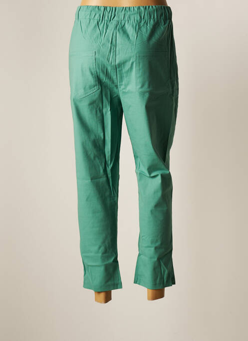 Pantalon 7/8 vert WORLD FASHION pour femme