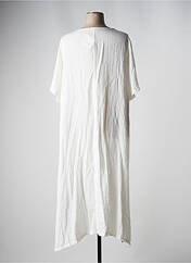 Robe longue blanc G!OZE pour femme seconde vue