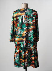 Robe mi-longue vert MALOKA pour femme seconde vue