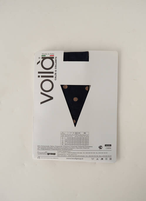 Collants bleu VOILA pour femme