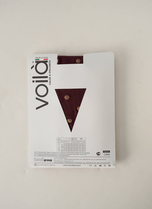 Collants rouge VOILA pour femme