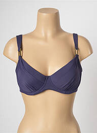 Haut de maillot de bain stretch haut soutien-gorge moulé violet AUBADE femme
