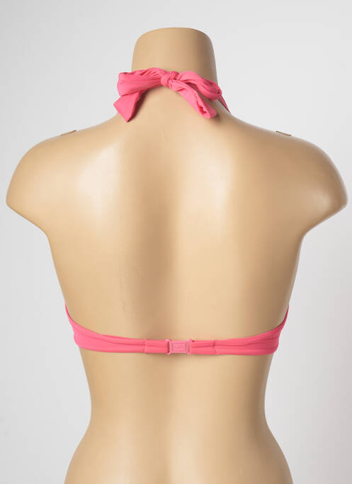 Haut de maillot de bain stretch haut soutien-gorge push-up rose AUBADE femme