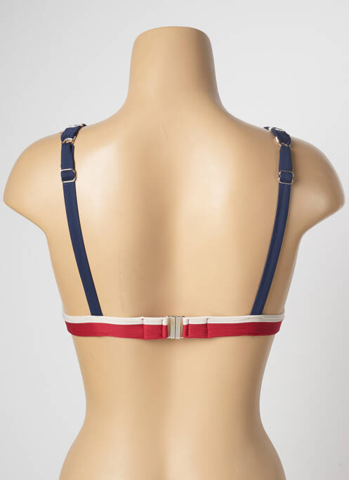 Haut de maillot de bain bleu LE BOURGET pour femme