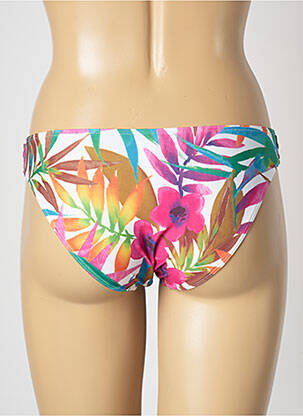 Bas de maillot de bain imprimé fleurs culotte rose AUBADE femme