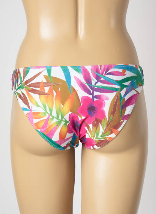 Bas de maillot de bain imprimé fleurs culotte rose AUBADE femme