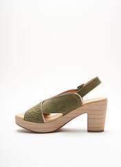 Sandales/Nu pieds vert MKD pour femme seconde vue