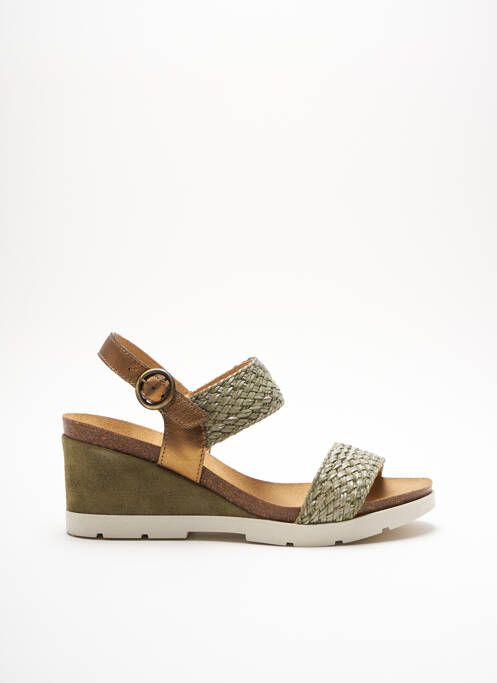 Sandales/Nu pieds vert MKD pour femme