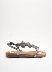 Sandales/Nu pieds gris SANTAFE pour femme seconde vue