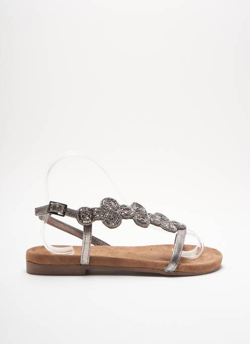 Sandales/Nu pieds gris SANTAFE pour femme
