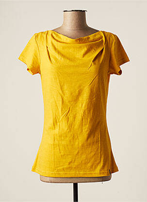 T-shirt jaune TRANQUILLO pour femme