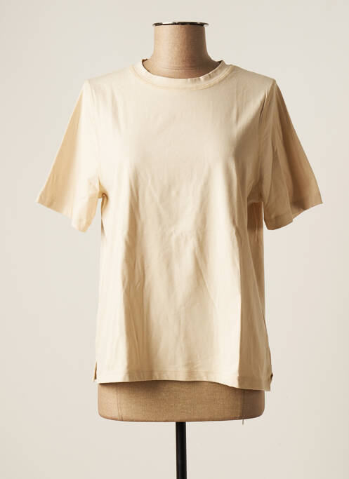 T-shirt beige ICHI pour femme