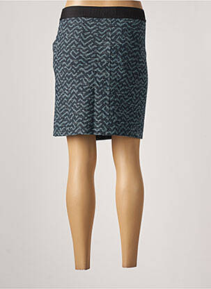 Jupe courte taille élastique bleu STREET ONE femme