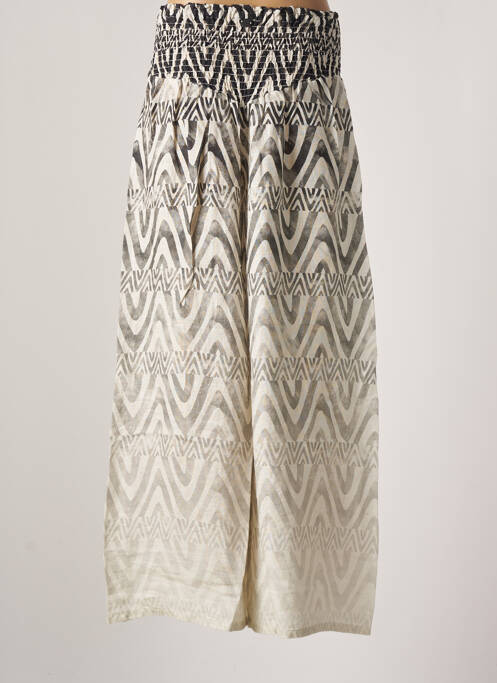 Pantalon large beige BSB femme