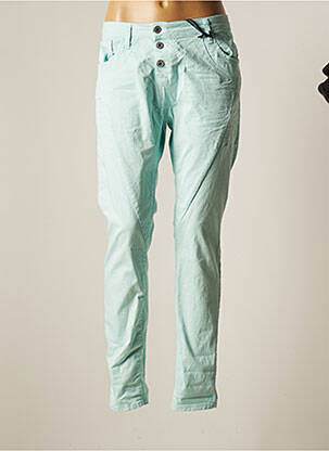 Pantalon droit taille normale taille normale bleu PLEASE femme